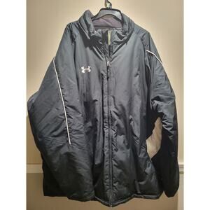 Under Armour Winter Performance 3XL coat Black w/ White Stripe